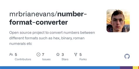 Number Format Converter .